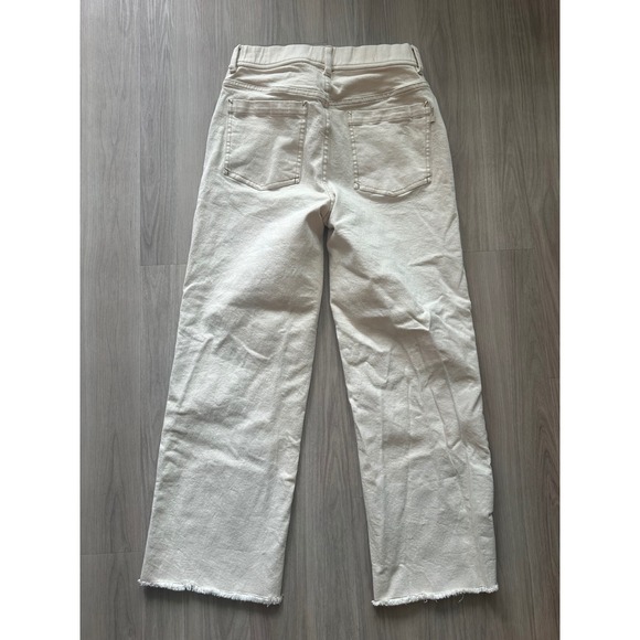 Toad&Co Womens‎ Balsam CutOff Wide Leg Raw Hem Pants Jeans Size 6 - Picture 2 of 3